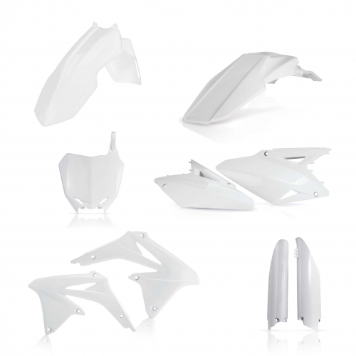 KIT PLÁSTICOS COMPLETO ACERBIS SUZUKI RM-Z 450 2008 - 2017 BRANCO
